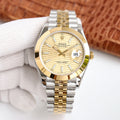 CLASSIC 41MM SMOOTH BEZEL FLUTED DIAL WATCH