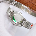 CLASSIC 31MM SILVER & BLUE FLORAL DIAL WATCH