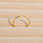 Minimalist Textured Stackable Ring