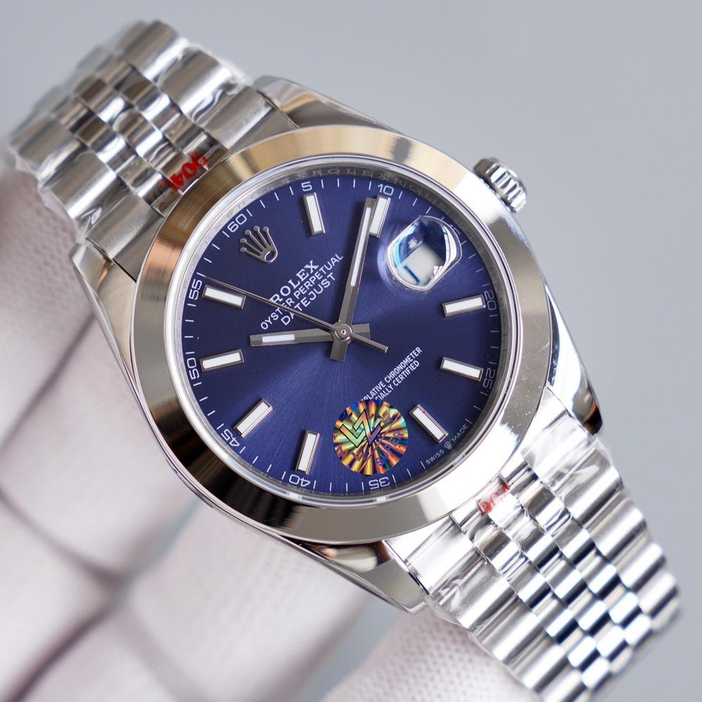 CLASSIC 41MM SMOOTH BEZEL STAINLESS STEEL WATCH