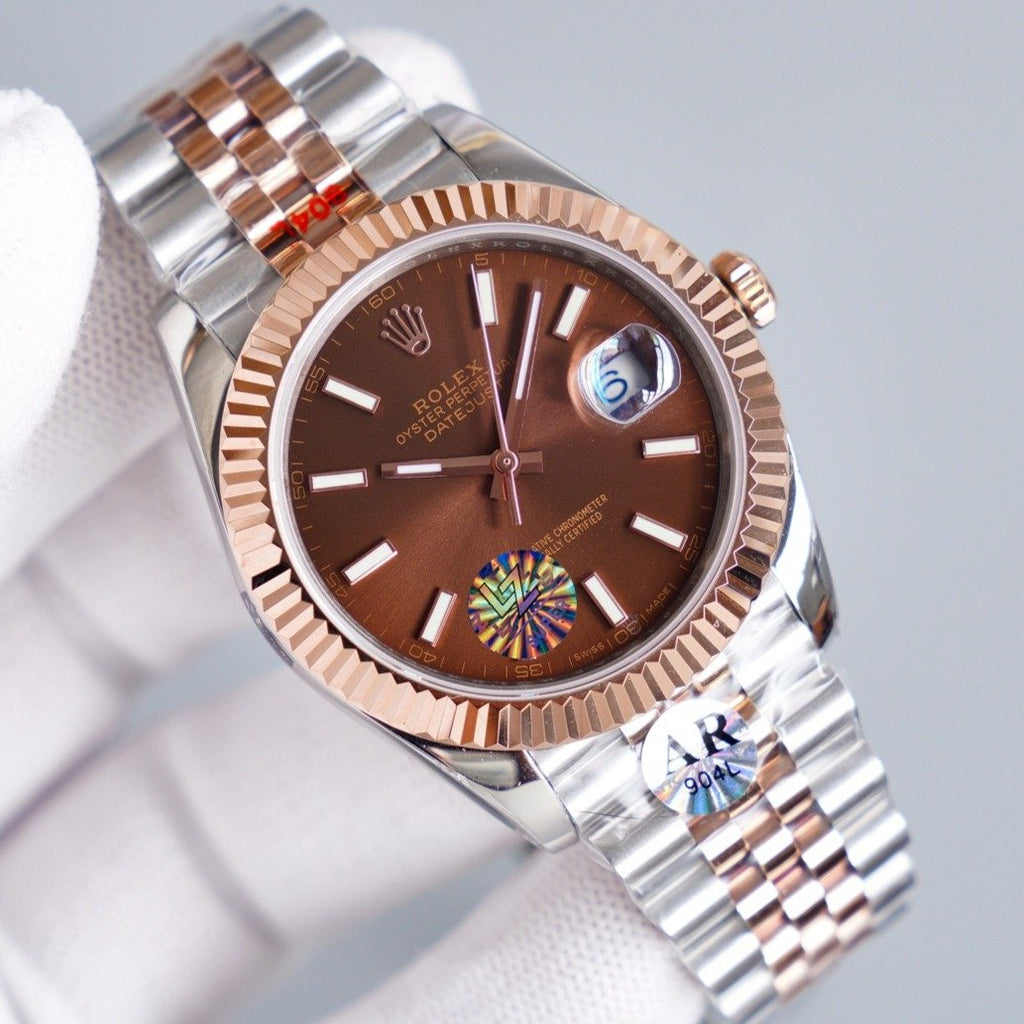 CLASSIC 41MM TWO-TONE ROSE GOLD-TONE STEEL BRACELET WATCH
