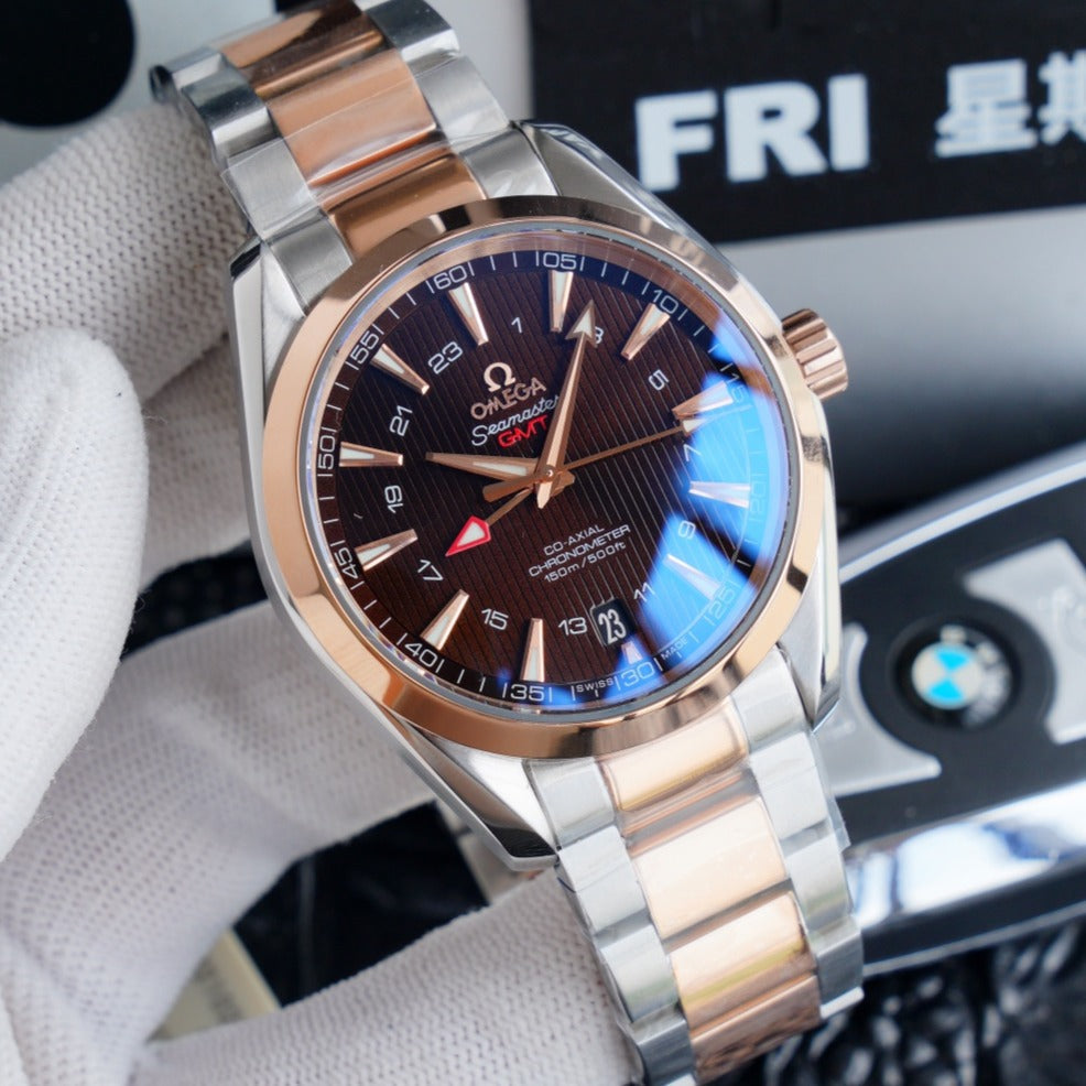 VARELLO CLASSIC TERRA 150M CO-AXIAL GMT STEEL