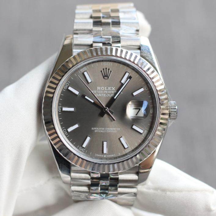CLASSIC II 41 STAINLESS STEEL GREY DIAL
