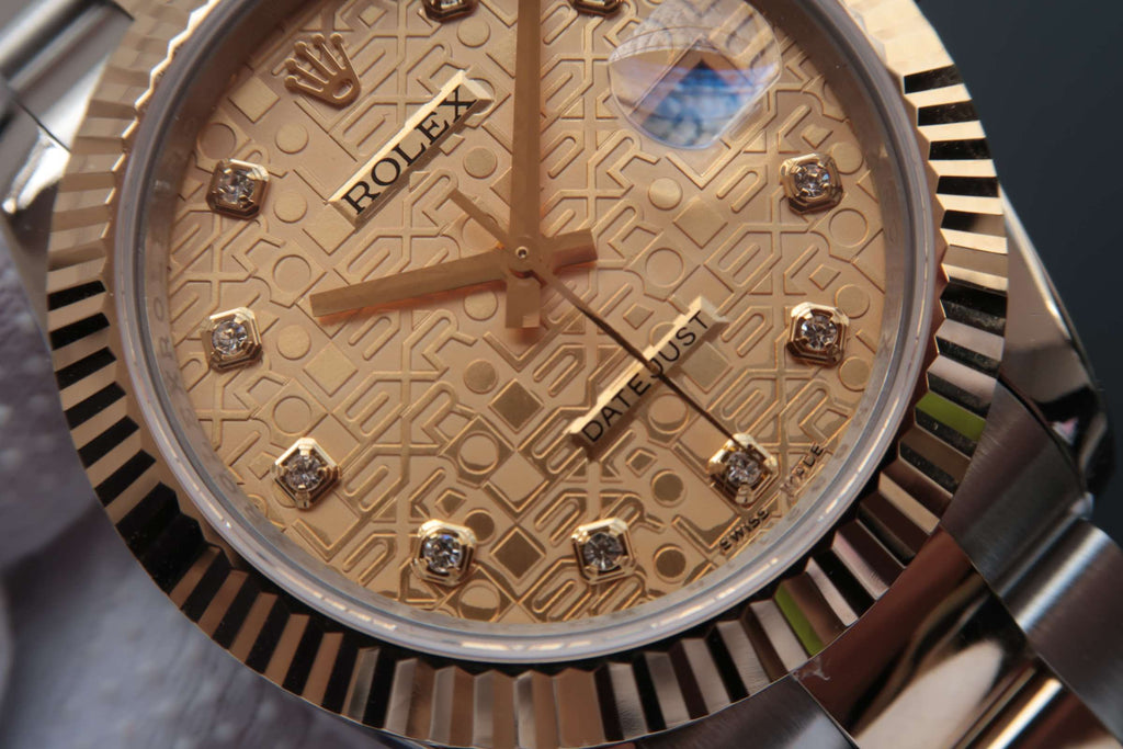 CLASSIC 41 TWO-TONE CHAMPAGNE DIAMOND DIAL