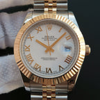 CLASSIC II GOLD STEEL WHITE DIAL ARABIC NUMERALS