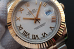 CLASSIC II GOLD STEEL WHITE DIAL ARABIC NUMERALS