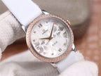 VARELLO CLASSIC  PRESTIGE 32 ROSE GOLD DIAMOND BEZEL WHITE DIAL