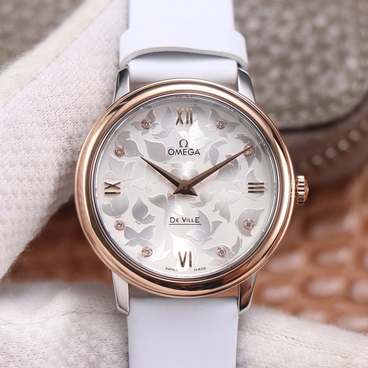 VARELLO CLASSIC PRESTIGE 32 ROSE GOLD WHITE DIAL