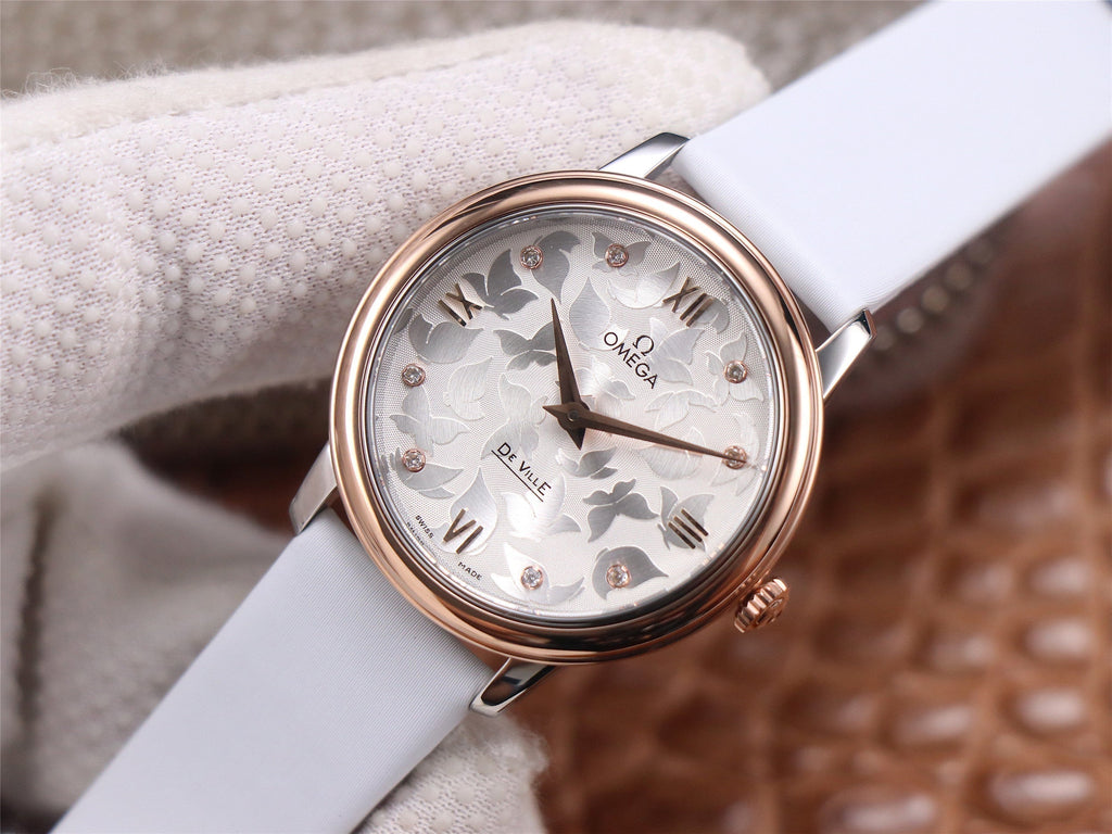 VARELLO CLASSIC PRESTIGE 32 ROSE GOLD WHITE DIAL