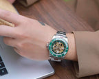 CLASSIC 40MM SKELETON DIAL DIVE WATCH
