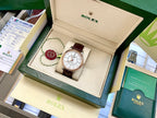 CLASSIC 40MM LEATHER STRAP WATCH