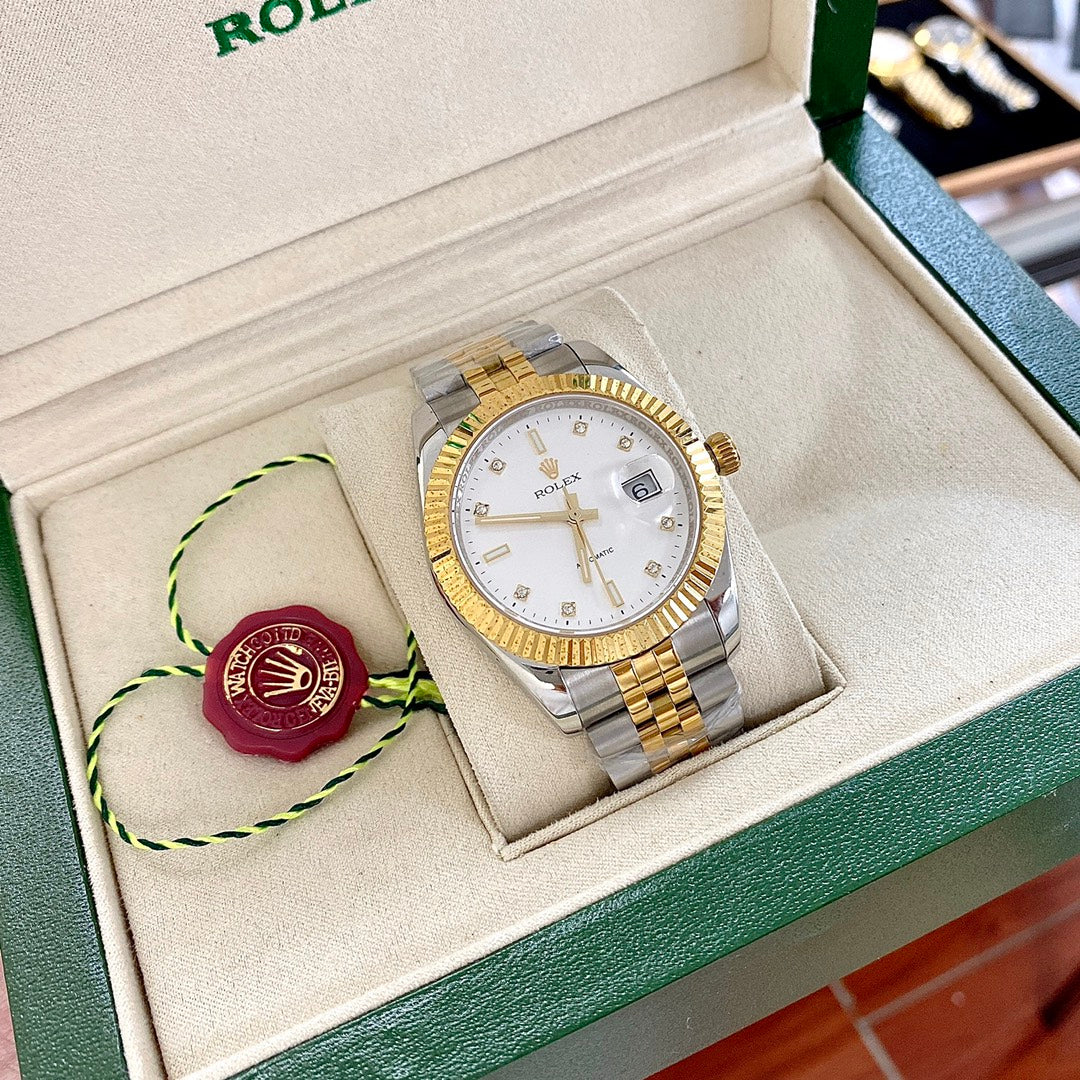 CLASSIC 40MM STAINLESS STEEL STRAP WATCH