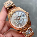 CLASSIC 42MM ROSE GOLD-TONE GREY DIAL WATCH