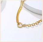 Minimalist Layered Chain Necklace