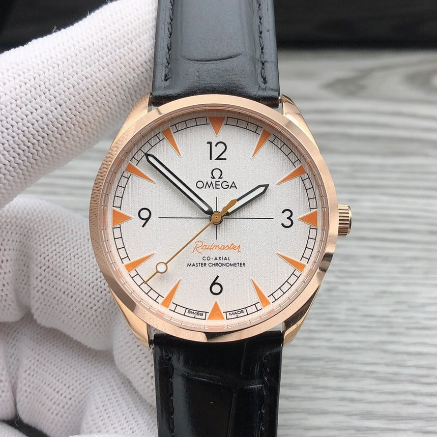 VARELLO CLASSIC RAILMASTER 40 ROSE GOLD CASE CHRONOMETER
