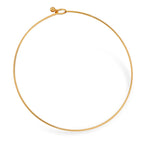 Minimalist Circle Choker Necklace