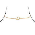 Minimalist Circle Choker Necklace