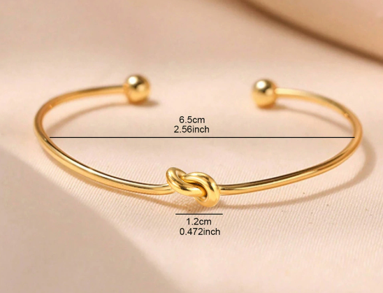 Minimalist Minimalist Gold Open Cuff Bracelet – Adjustable Elegant Bangle for Women – Elegant Everyday Jewelry for Women