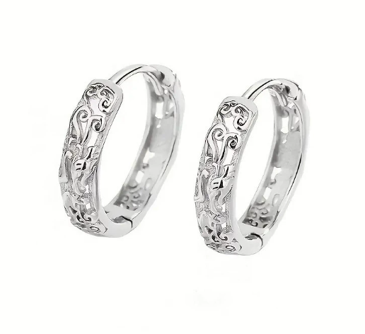 Minimalist Floral Pearl Drop Earrings – Elegant Crystal Flower Earrings for Women – Elegant Everyday Jewelry for Women