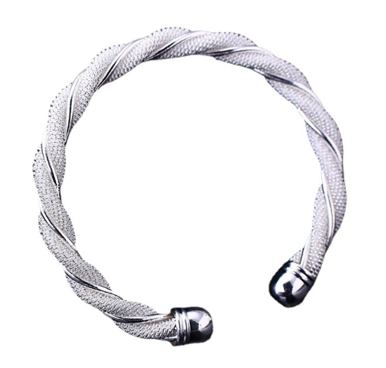Minimalist Layered Chain Bracelet with Rectangular Crystal – Adjustable Silver Bracelet – Elegant Everyday Jewelry for Women