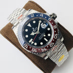 CLASSIC GMT RED & BLUE BEZEL STEEL BRACELET WATCH