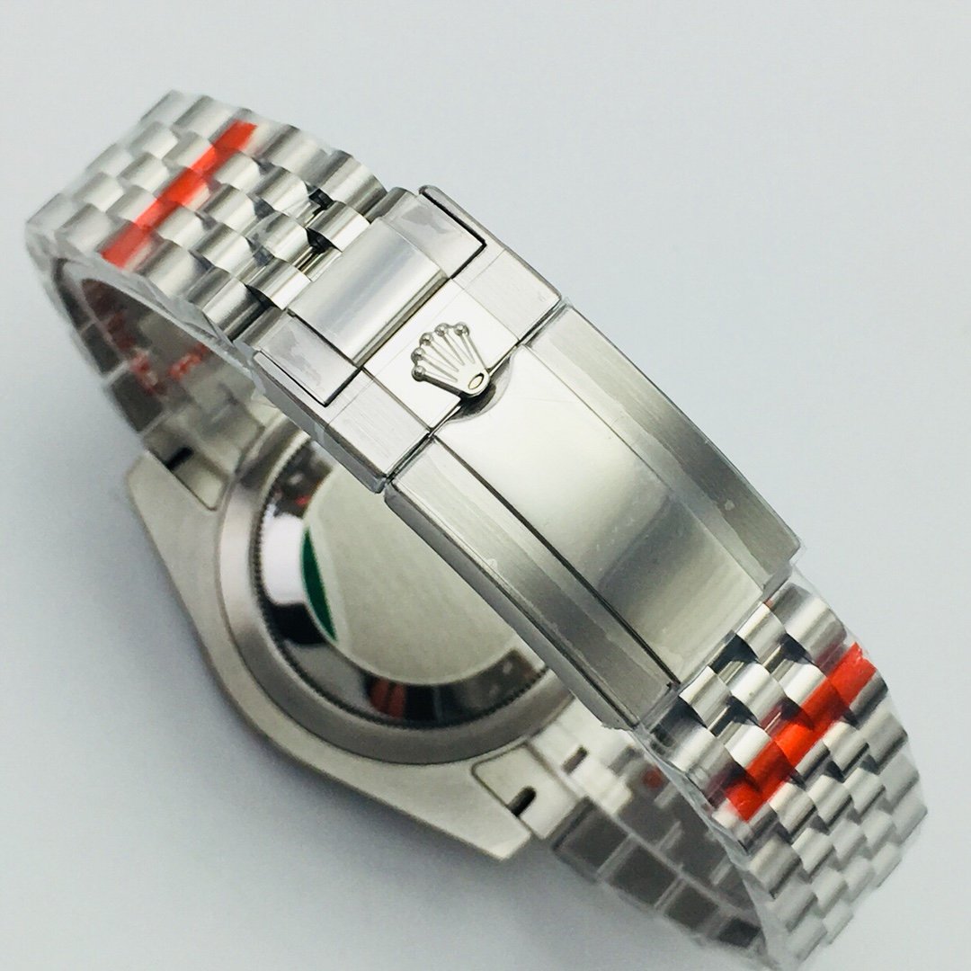 CLASSIC GMT RED & BLUE BEZEL STEEL BRACELET WATCH