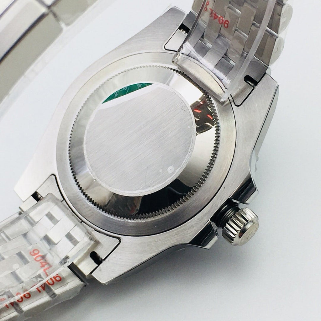 CLASSIC GMT RED & BLUE BEZEL STEEL BRACELET WATCH