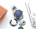 CLASSIC STAINLESS STEEL BLUE DIAL