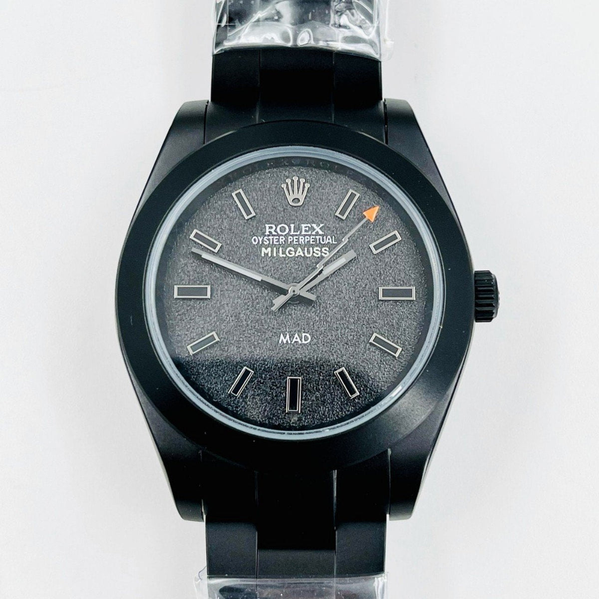 CLASSIC CUSTOM BLACK PVD CASE BLACK DIAL WATCH