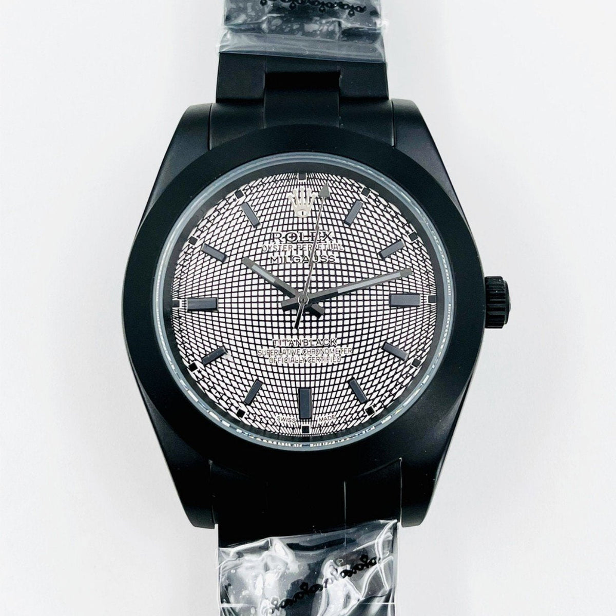 CLASSIC CUSTOM BLACK PVD CASE BLACK DIAL WATCH