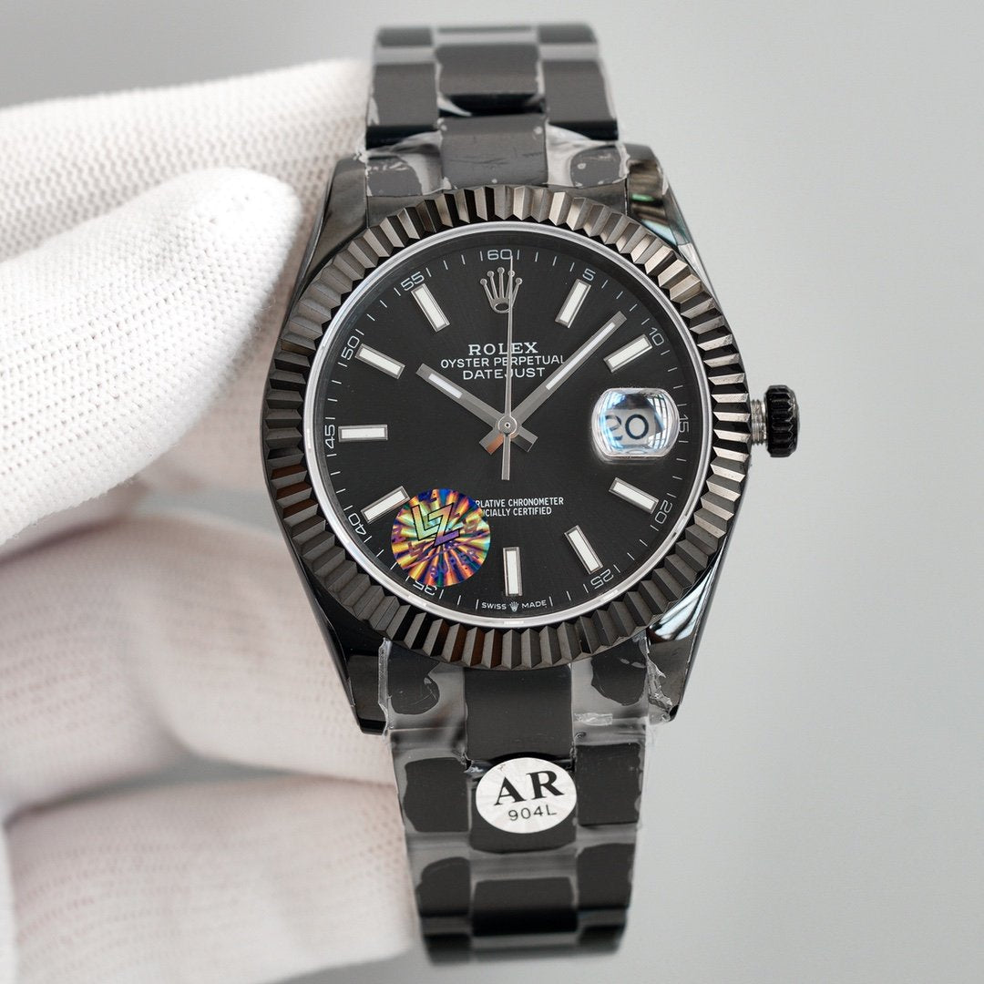 CLASSIC 41MM CUSTOM BLACK PVD CASE WATCH