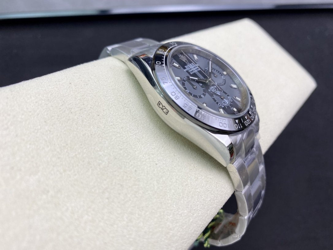 CLASSIC 40MM BLACK CERAMIC BEZEL CUSTOM SPECIAL DIAL CHRONOGRAPH WATCH