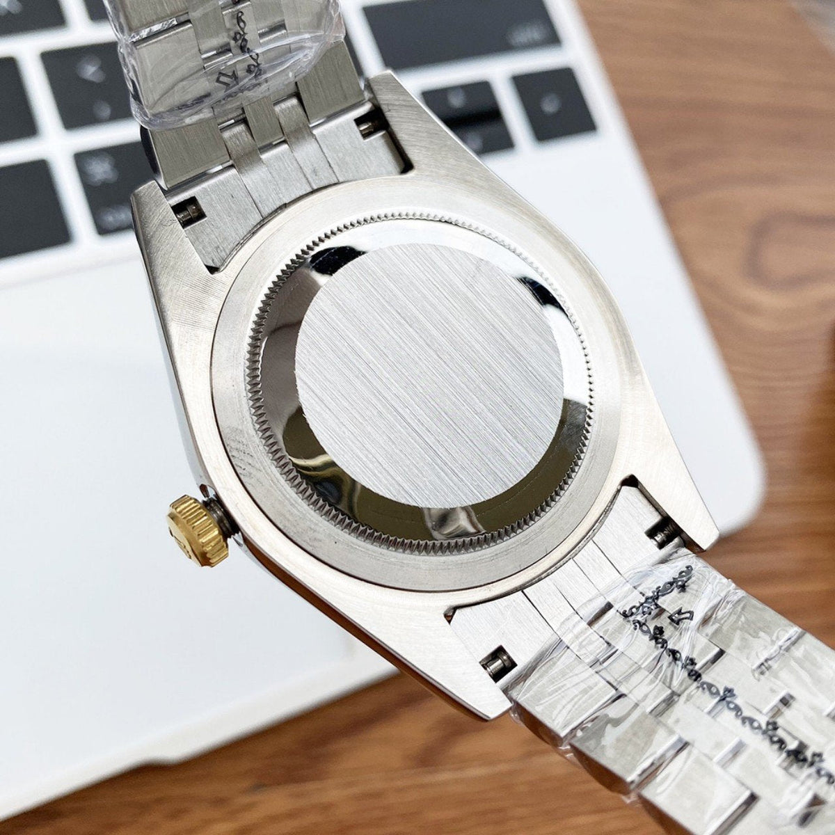 CLASSIC 40MM STAINLESS STEEL DAY-DATE BRACELET WATCH