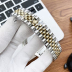 CLASSIC 40MM TWO-TONE GOLD-TONE & STAINLESS STEEL DAY-DATE BRACELET WATCH