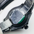 CLASSIC 40MM BLACK PVD RED ACCENT WATCH