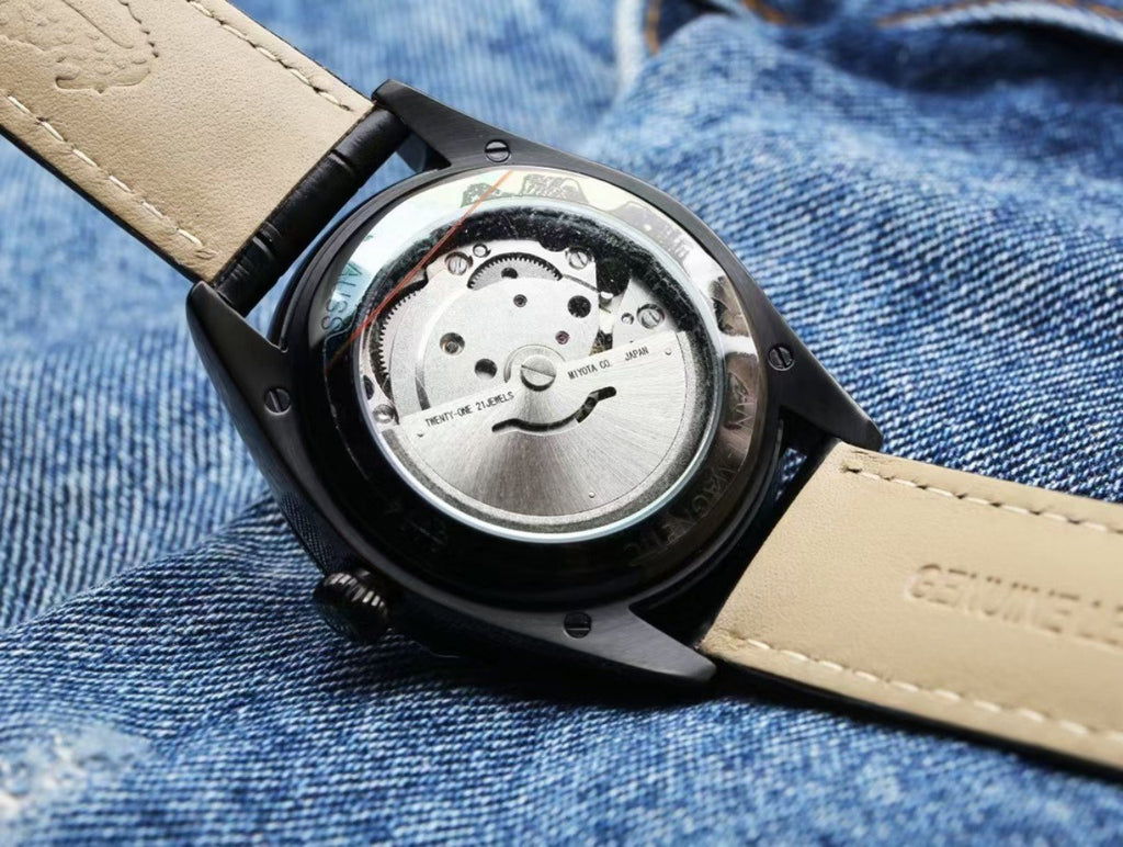 VARELLO CLASSIC 41MM CO-AXIAL GREY DIAL LEATHER STRAP