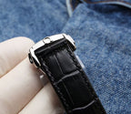 VARELLO CLASSIC 41MM CO-AXIAL GREY DIAL LEATHER STRAP