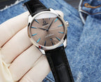 VARELLO CLASSIC 41MM CO-AXIAL GREY DIAL LEATHER STRAP