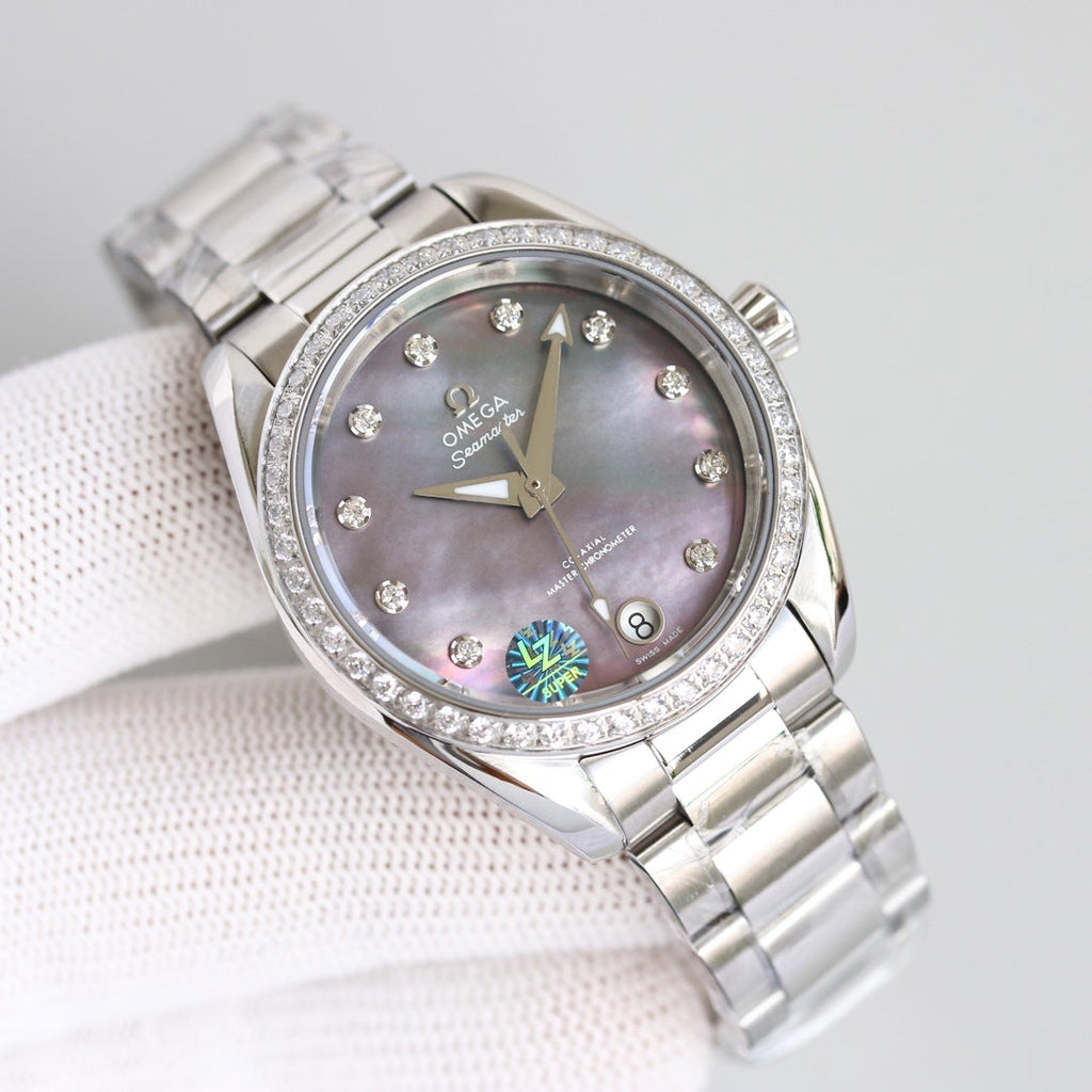 VARELLO CLASSIC 150M CO-AXIAL 34MM STAINLESS STEEL DIAMOND BEZEL