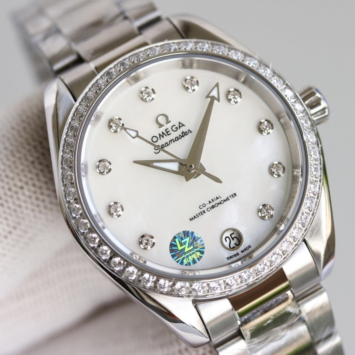 VARELLO CLASSIC 150M CO-AXIAL 34MM STAINLESS STEEL DIAMOND BEZEL