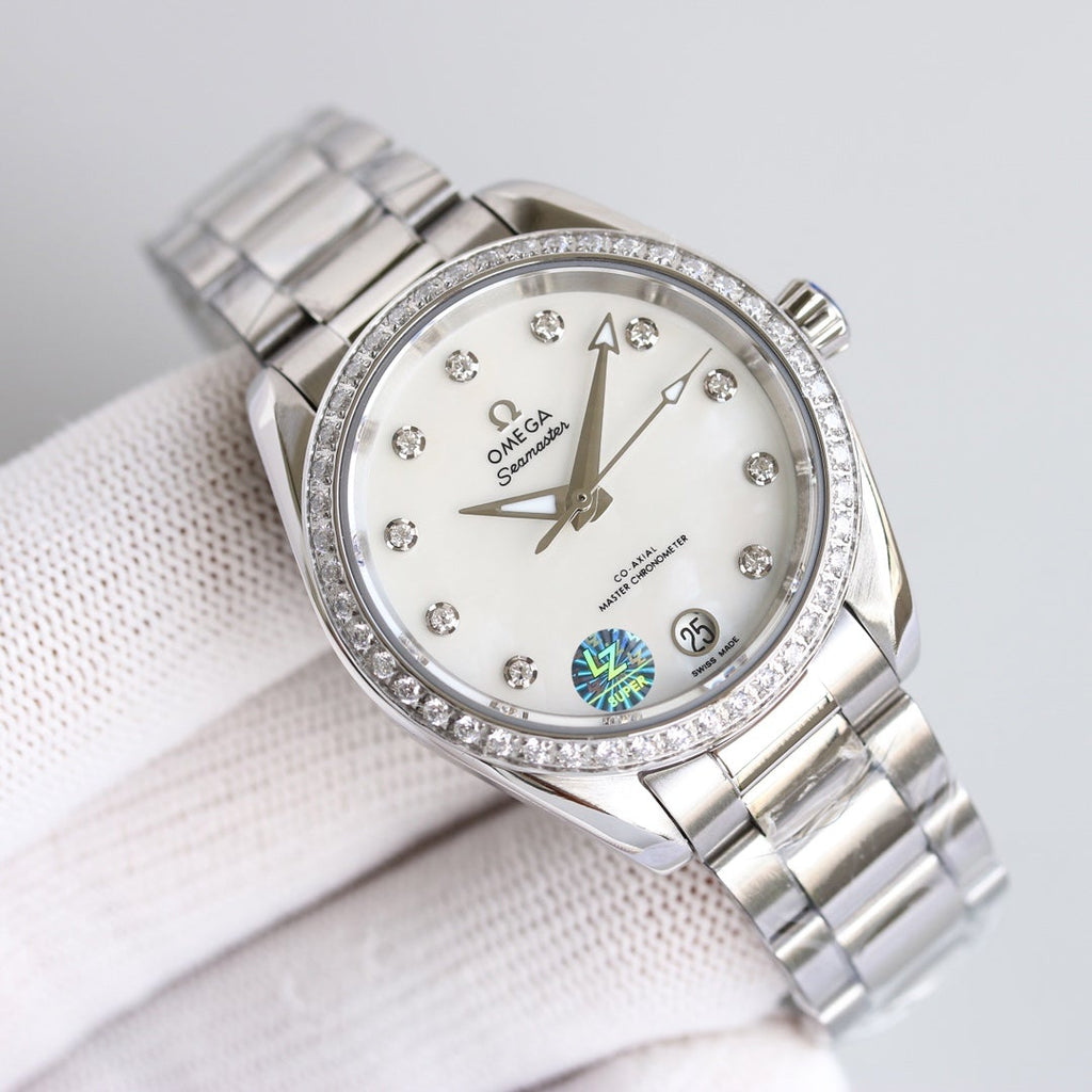 VARELLO CLASSIC 150M CO-AXIAL 34MM STAINLESS STEEL DIAMOND BEZEL