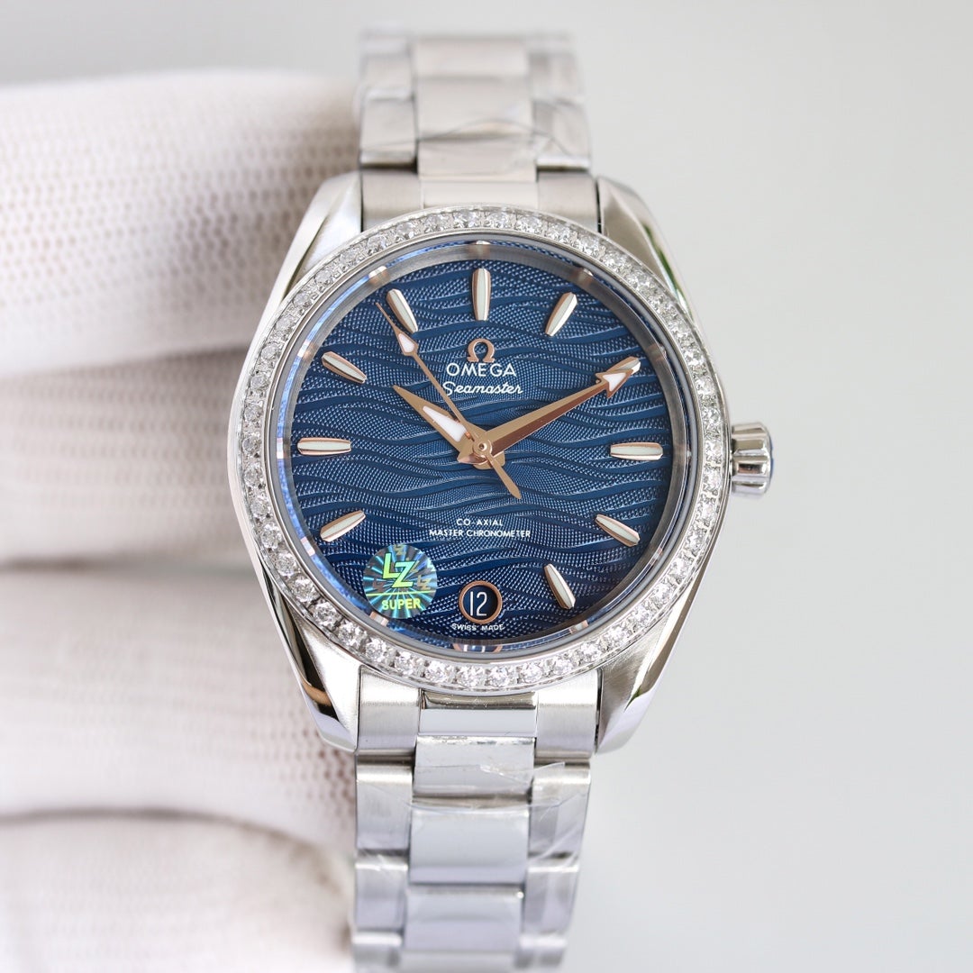 VARELLO CLASSIC 150M CO-AXIAL 34MM STAINLESS STEEL BLUE DIAL