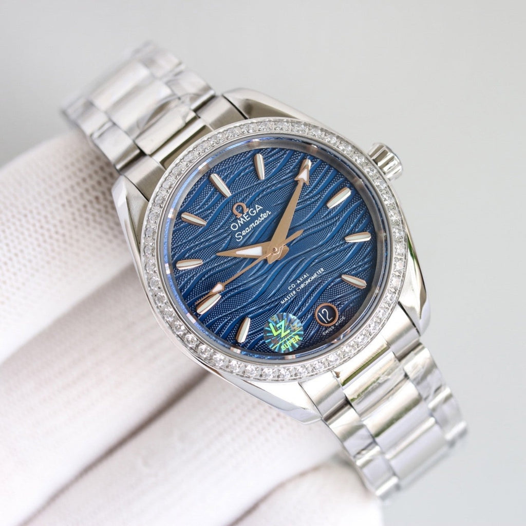 VARELLO CLASSIC 150M CO-AXIAL 34MM STAINLESS STEEL BLUE DIAL