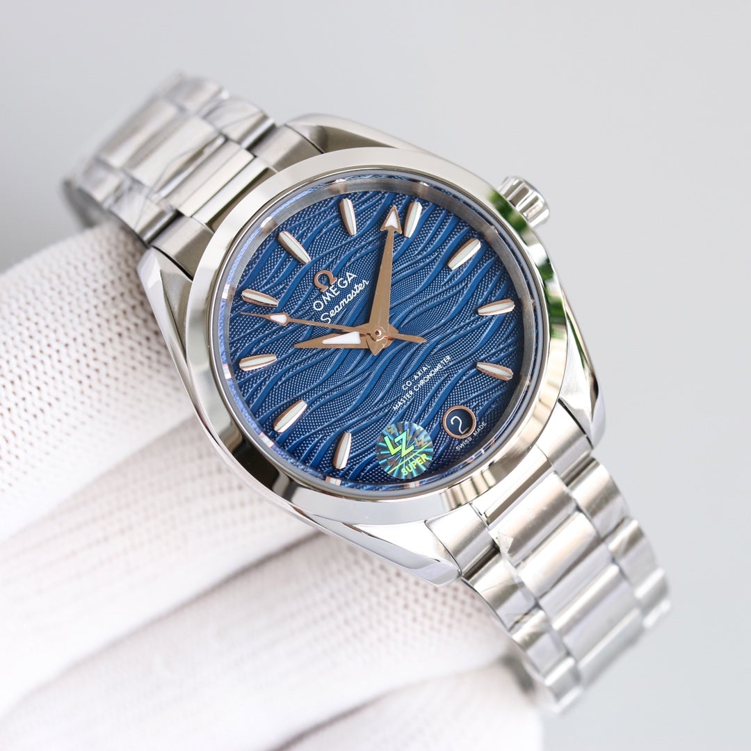 VARELLO CLASSIC 150M CO-AXIAL 34MM STAINLESS STEEL BLUE DIAL