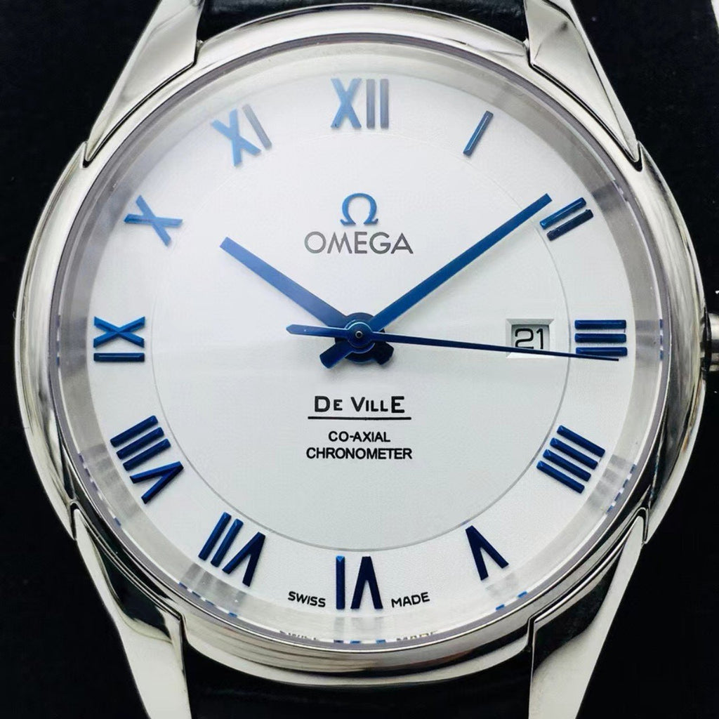 VARELLO CLASSIC HOUR VISION CO-AXIAL STAINLESS STEEL BLUE DIAL