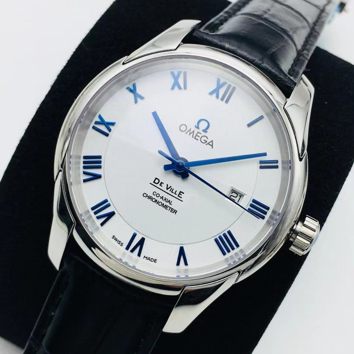VARELLO CLASSIC HOUR VISION CO-AXIAL STAINLESS STEEL BLUE DIAL
