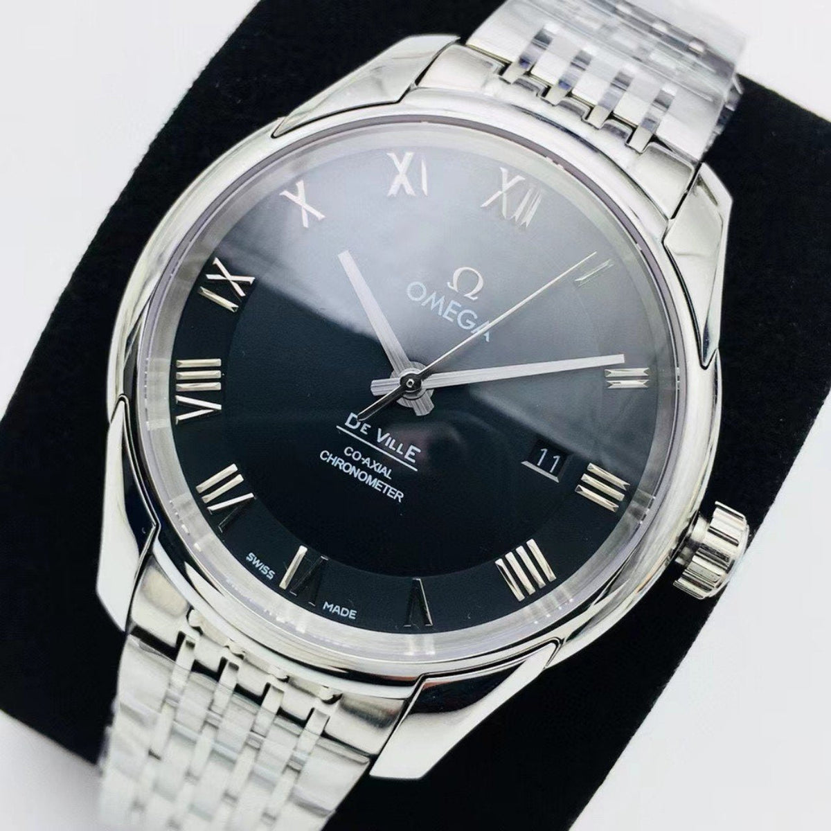 VARELLO CLASSIC HOUR VISION CO-AXIAL STAINLESS STEEL BLUE DIAL
