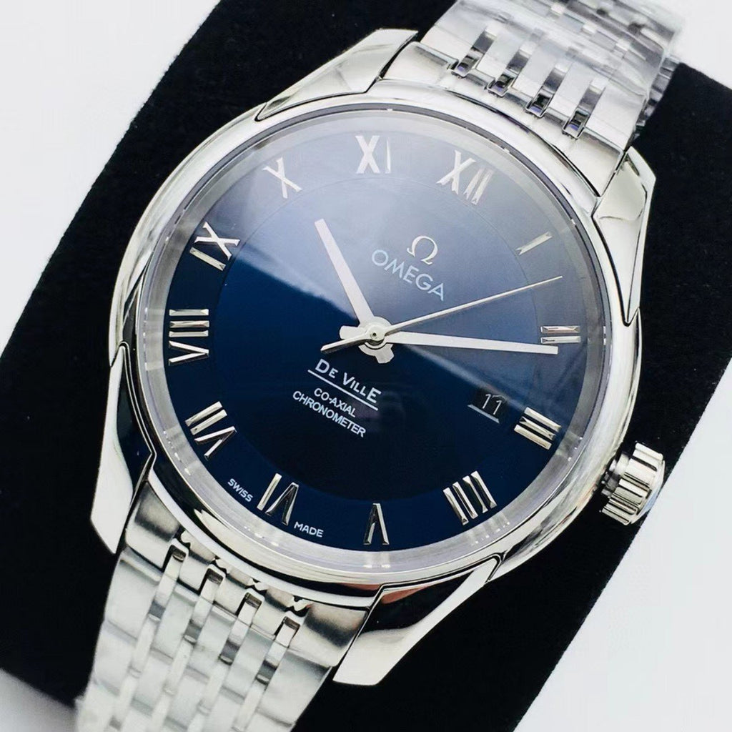 VARELLO CLASSIC HOUR VISION CO-AXIAL STAINLESS STEEL BLUE DIAL