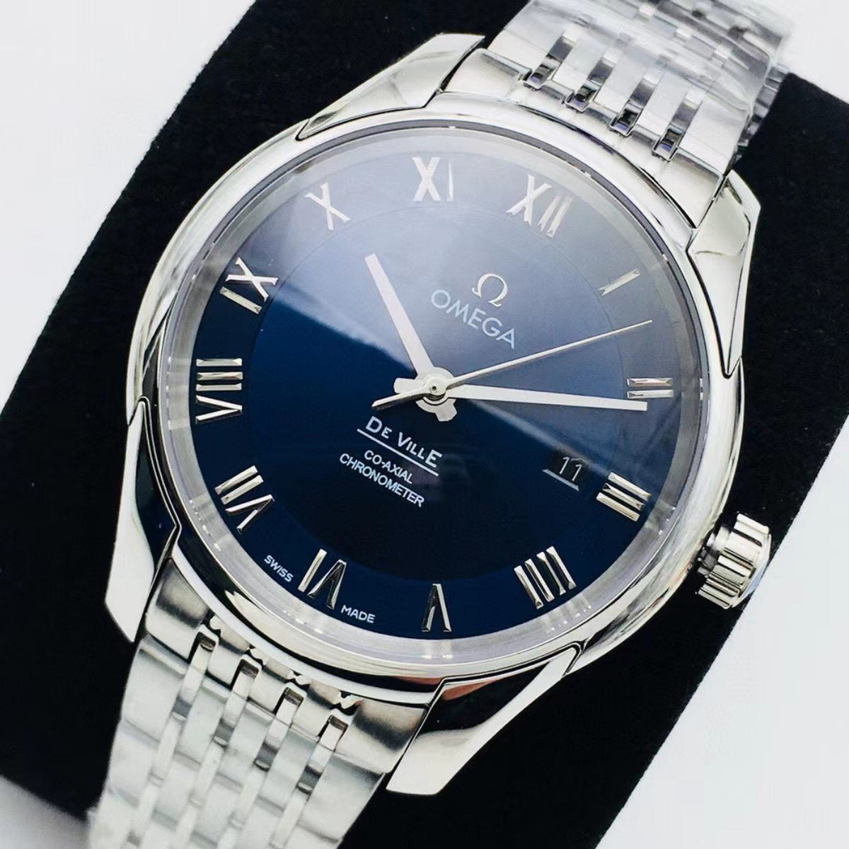 VARELLO CLASSIC HOUR VISION CO-AXIAL STAINLESS STEEL BLUE DIAL