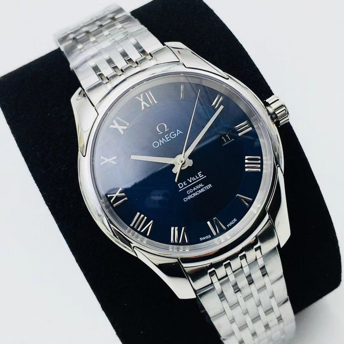 VARELLO CLASSIC HOUR VISION CO-AXIAL STAINLESS STEEL BLUE DIAL